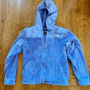 The North Face Purple Fleece Hoodie Medium 8-10